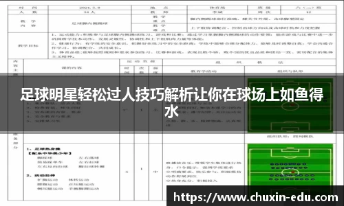 足球明星轻松过人技巧解析让你在球场上如鱼得水